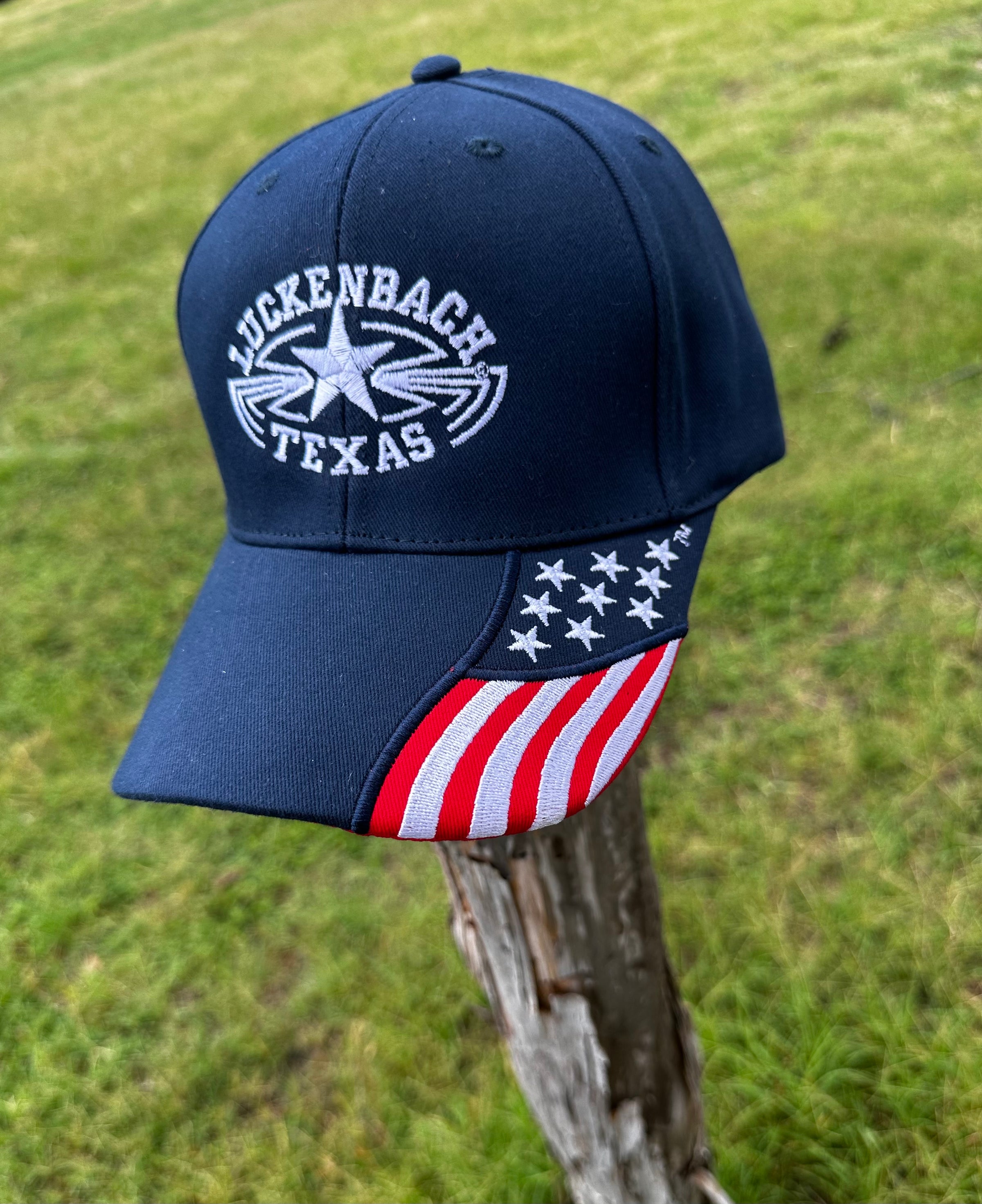 UNISEX Luckenbach Texas Distressed Cap Texas Longhorn  main image 4